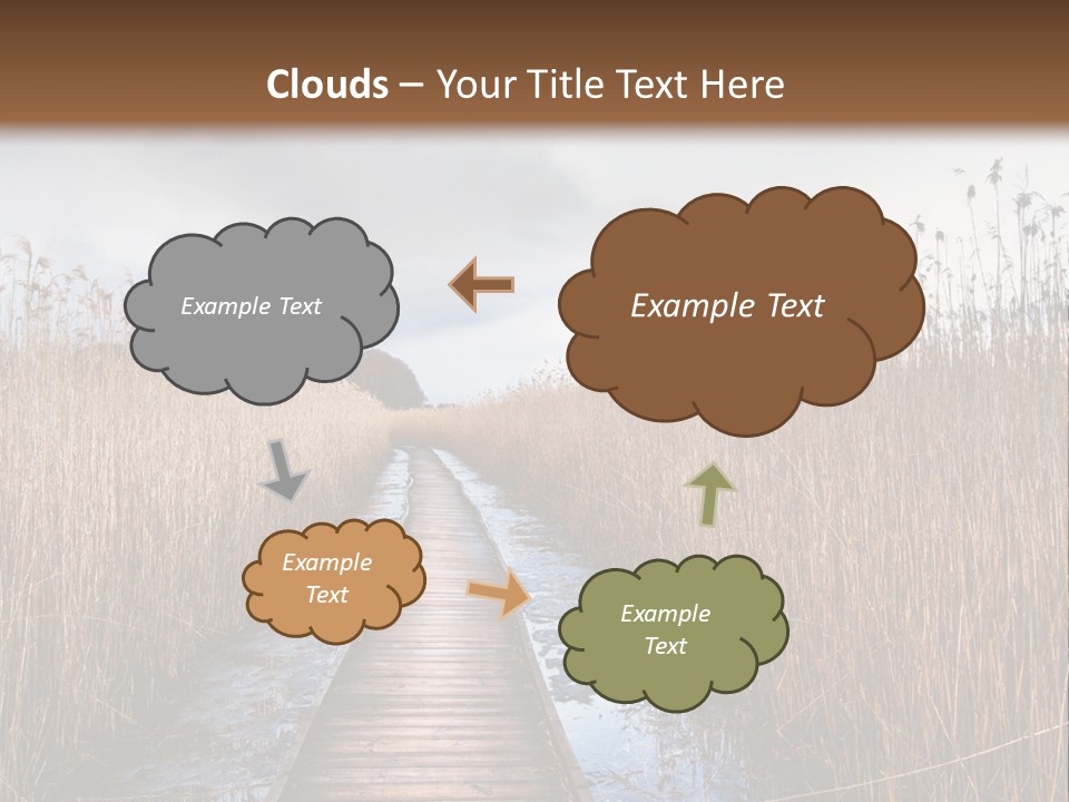 Rural Marshland Perspective PowerPoint Template