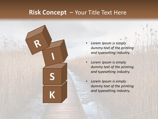 Rural Marshland Perspective PowerPoint Template