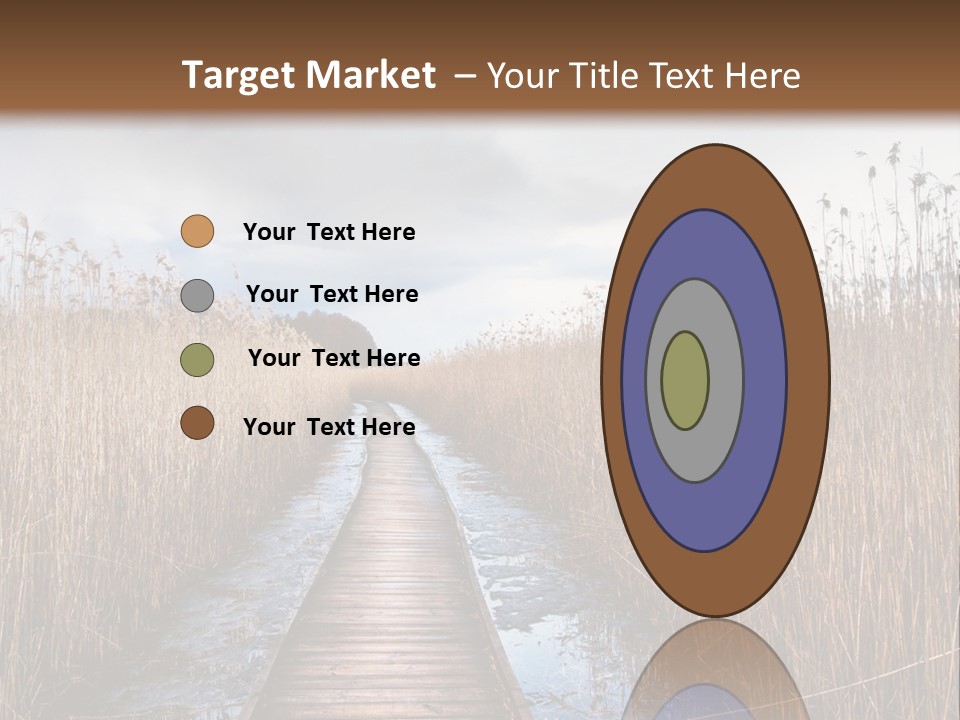 Rural Marshland Perspective PowerPoint Template