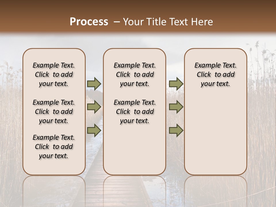 Rural Marshland Perspective PowerPoint Template