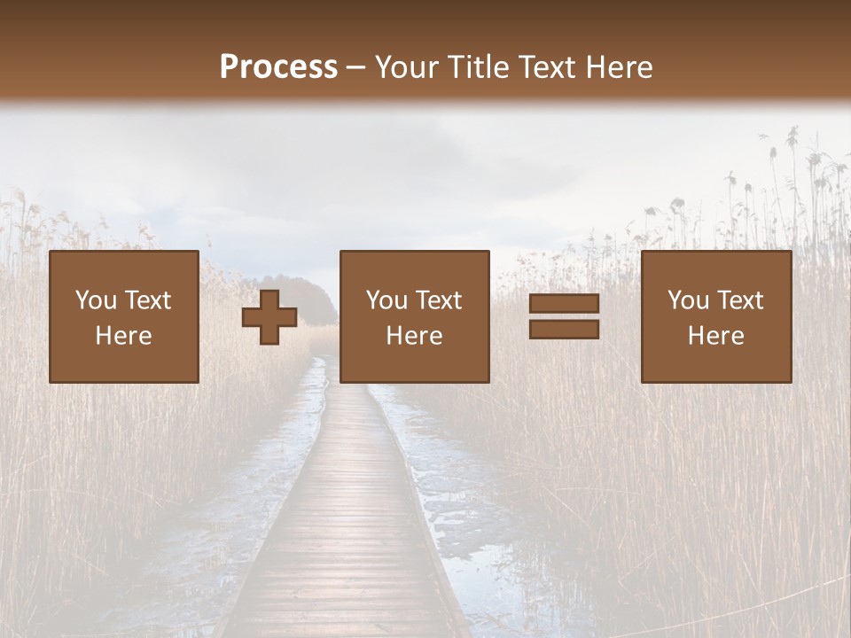 Rural Marshland Perspective PowerPoint Template