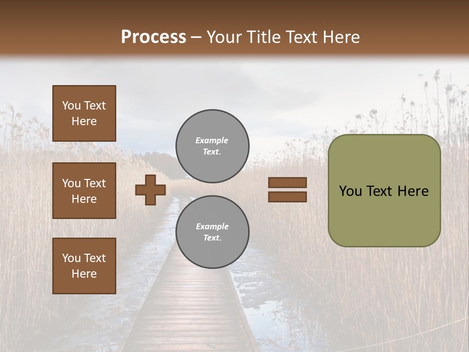 Rural Marshland Perspective PowerPoint Template