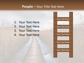 Rural Marshland Perspective PowerPoint Template
