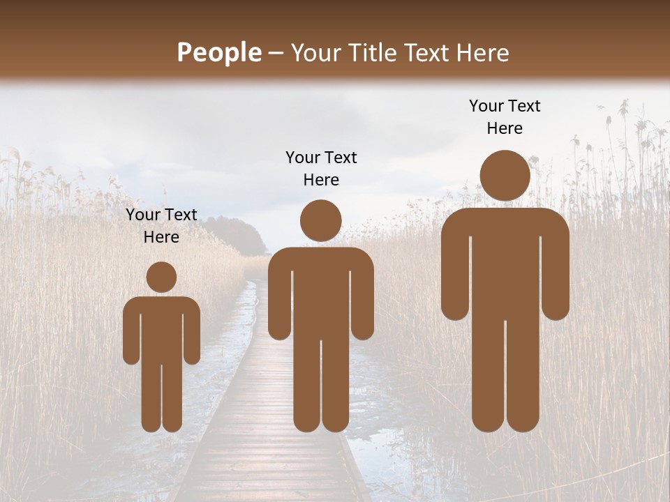 Rural Marshland Perspective PowerPoint Template