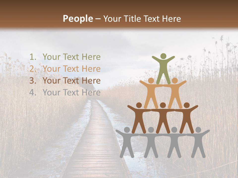 Rural Marshland Perspective PowerPoint Template