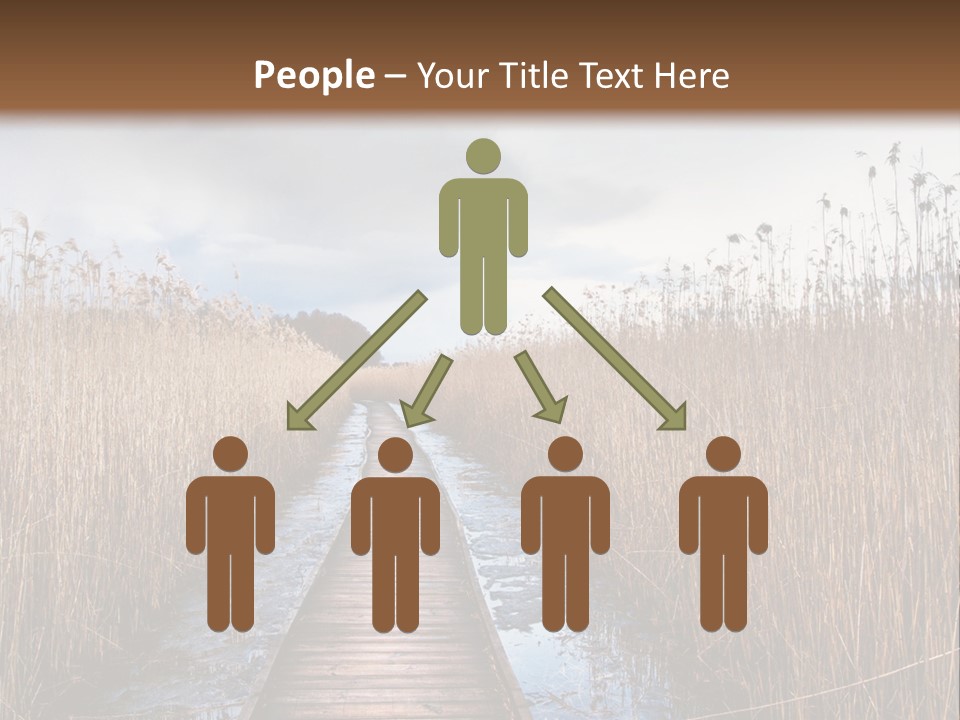Rural Marshland Perspective PowerPoint Template