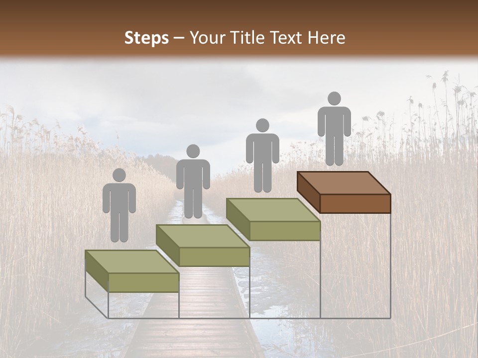Rural Marshland Perspective PowerPoint Template