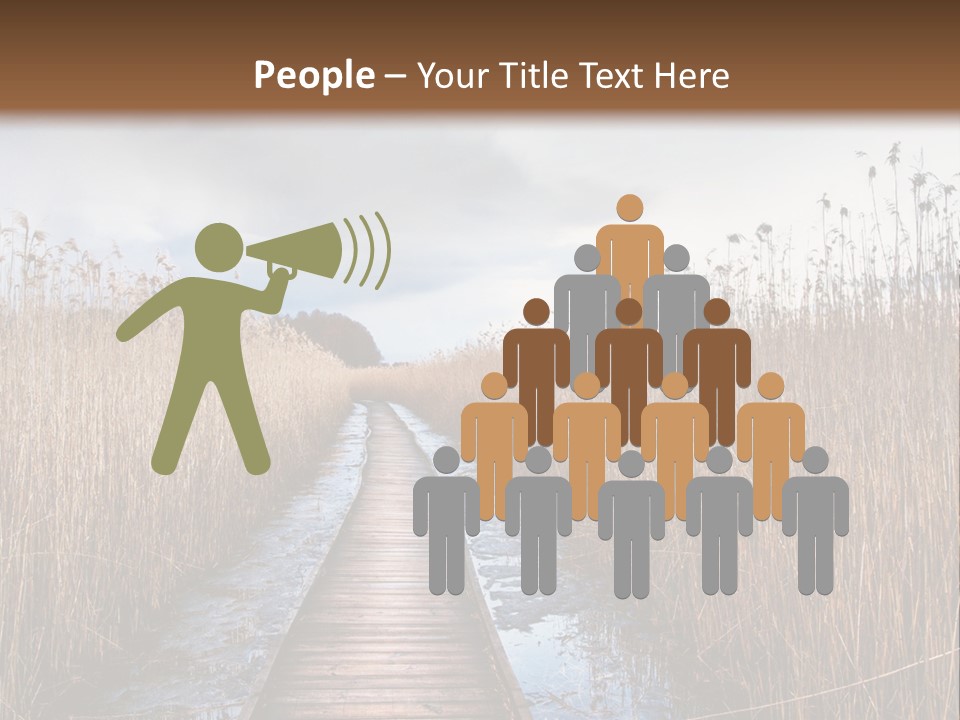 Rural Marshland Perspective PowerPoint Template
