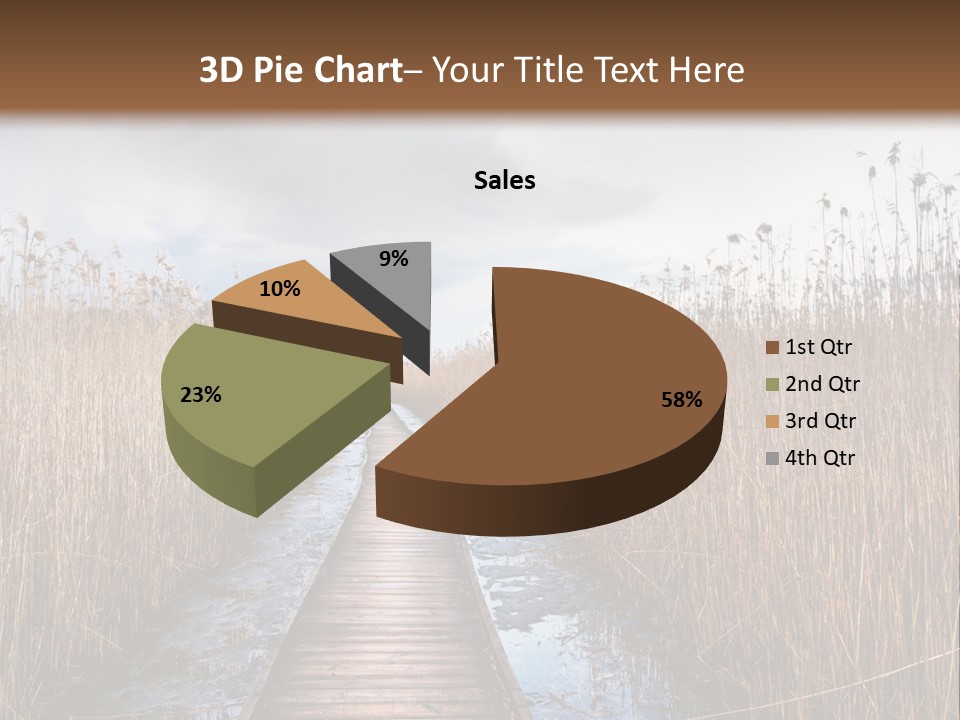 Rural Marshland Perspective PowerPoint Template