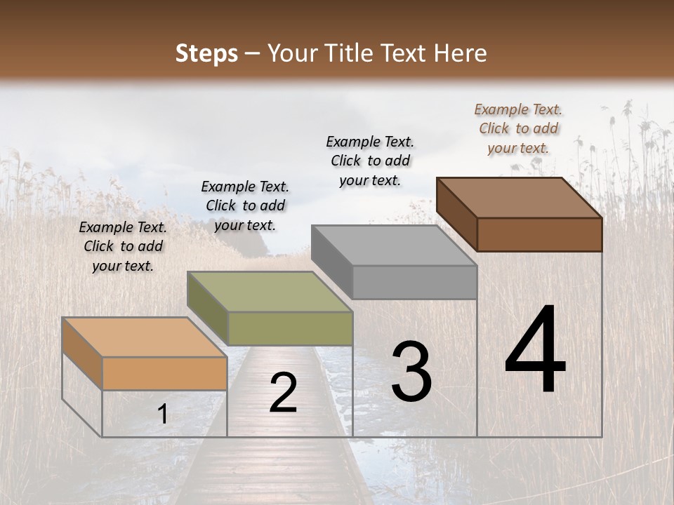 Rural Marshland Perspective PowerPoint Template