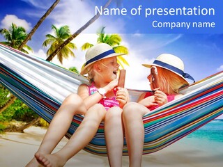 Green Sisters Colorful PowerPoint Template