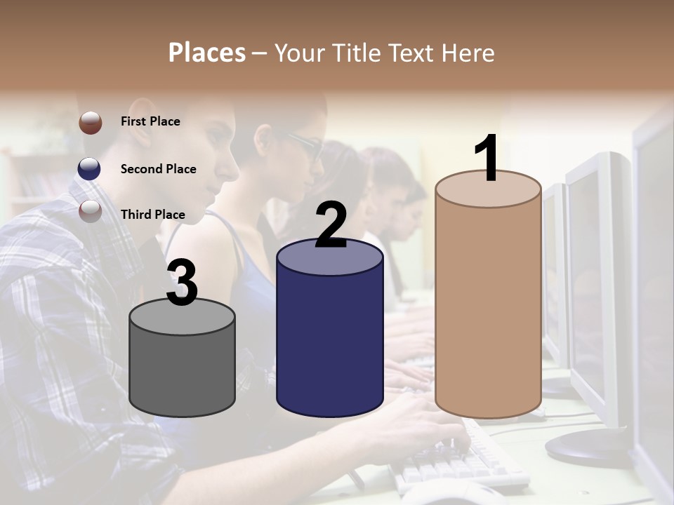 Smile Computer Diversity PowerPoint Template