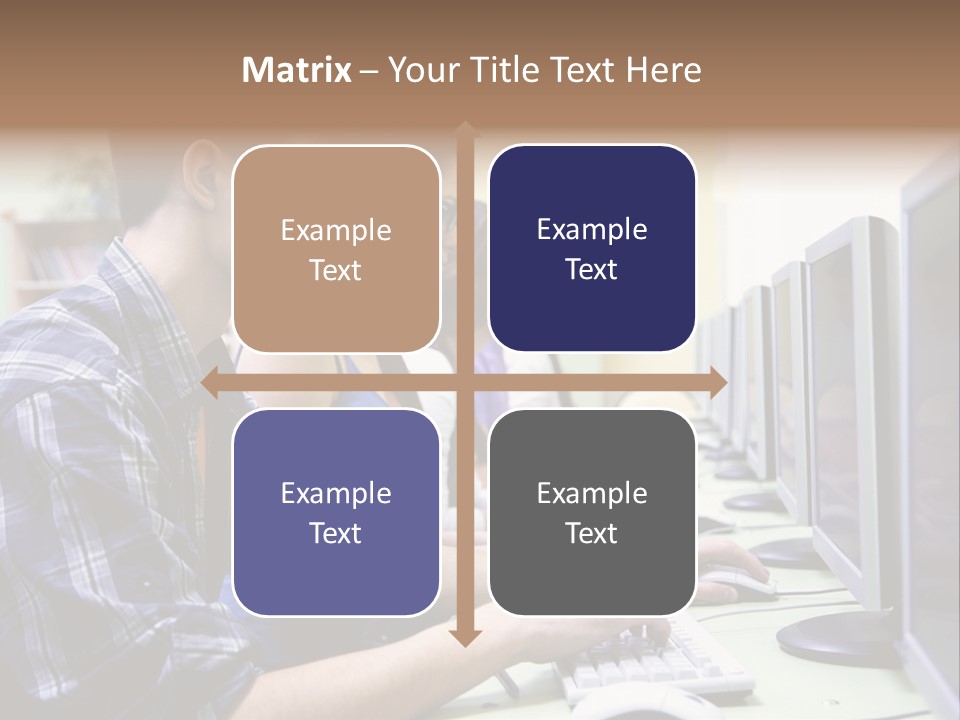 Smile Computer Diversity PowerPoint Template