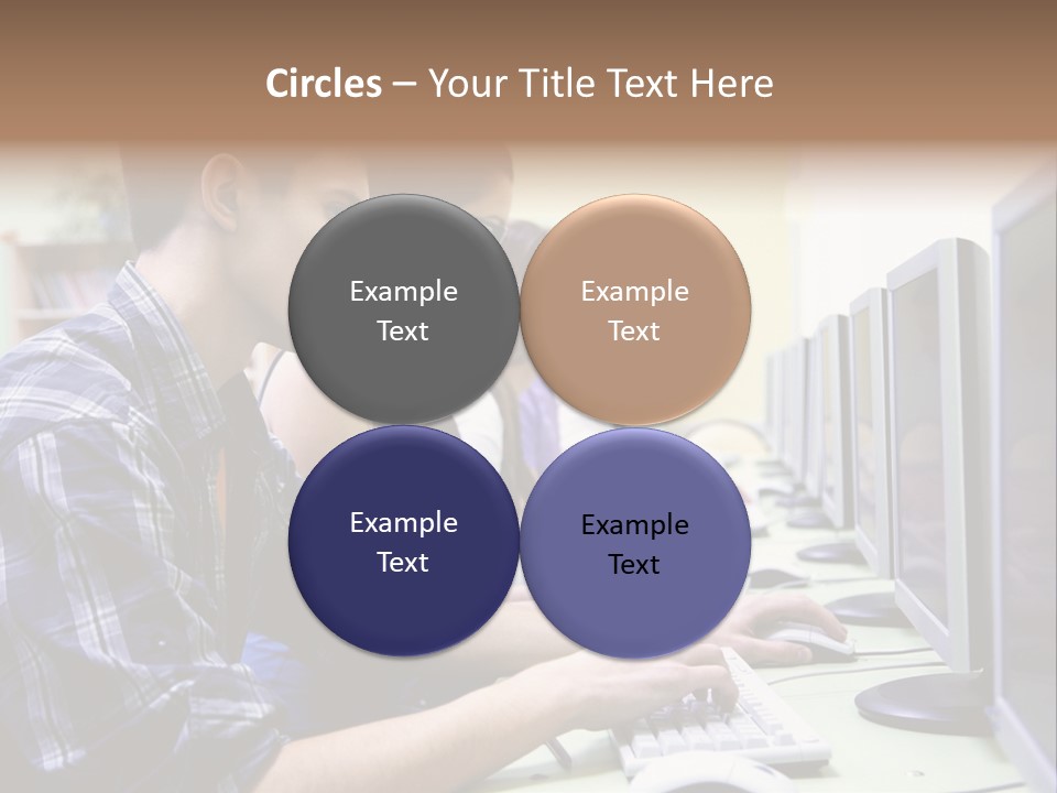 Smile Computer Diversity PowerPoint Template
