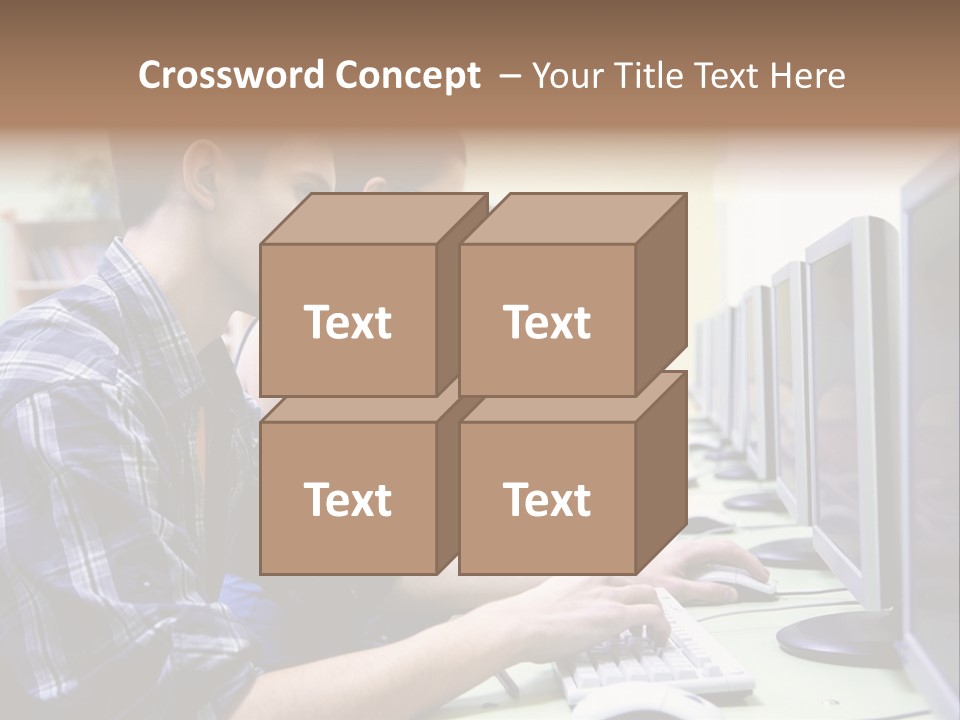 Smile Computer Diversity PowerPoint Template