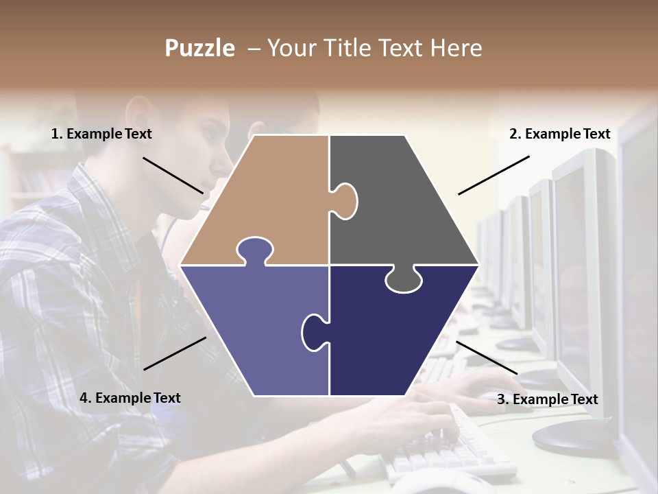 Smile Computer Diversity PowerPoint Template