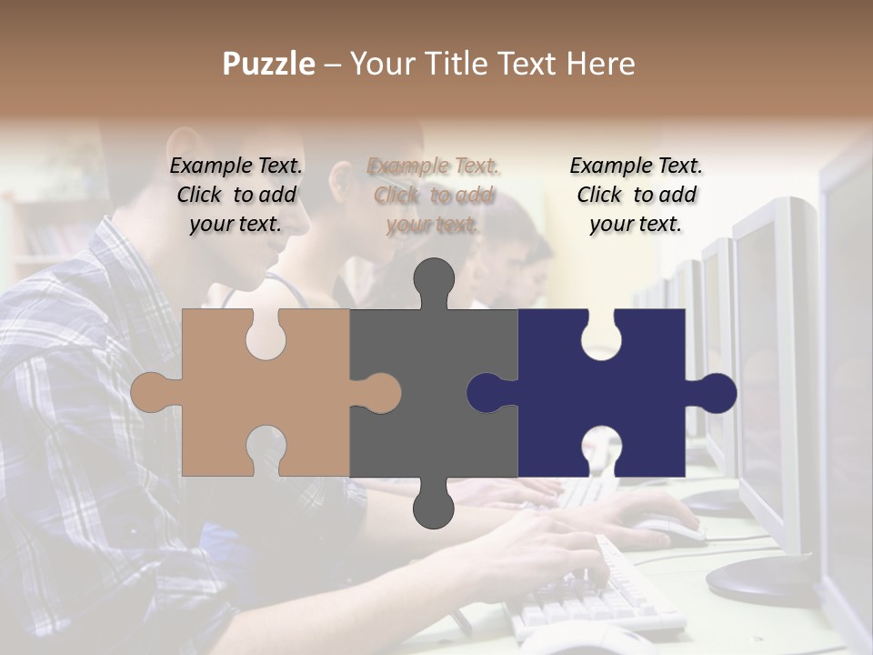 Smile Computer Diversity PowerPoint Template