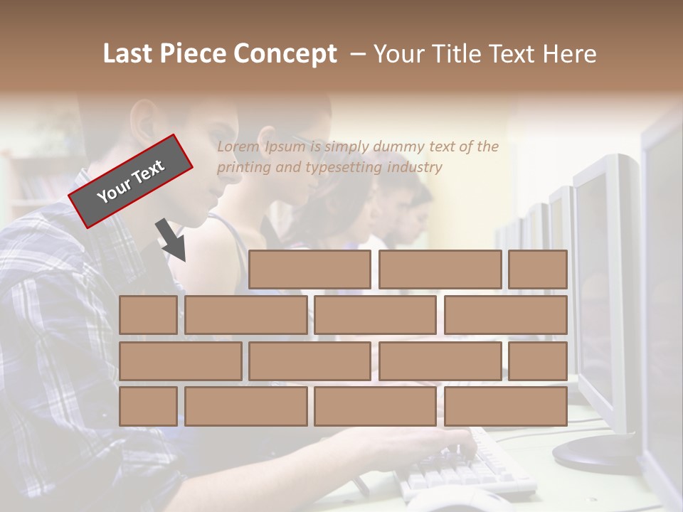 Smile Computer Diversity PowerPoint Template