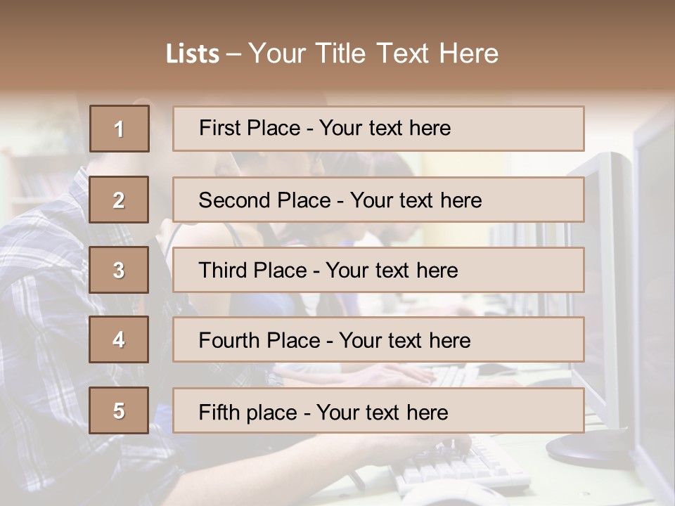 Smile Computer Diversity PowerPoint Template