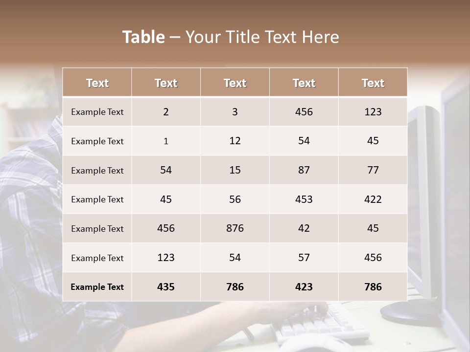 Smile Computer Diversity PowerPoint Template