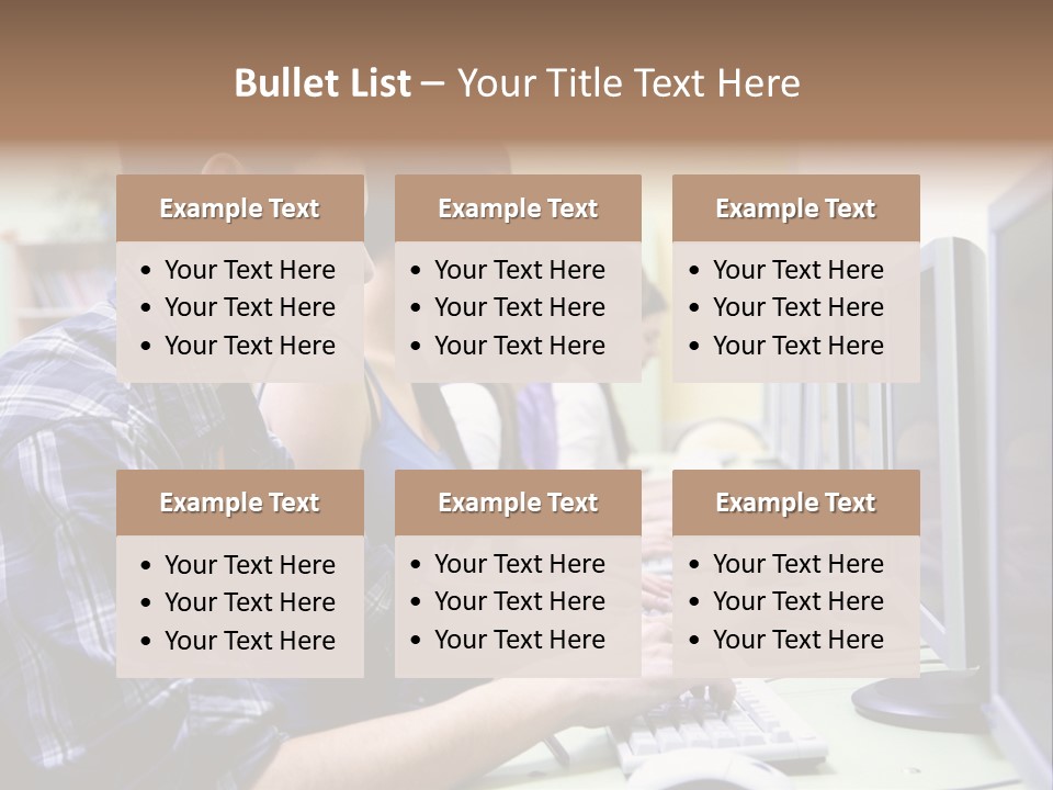 Smile Computer Diversity PowerPoint Template