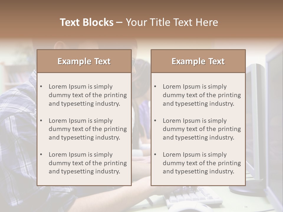 Smile Computer Diversity PowerPoint Template