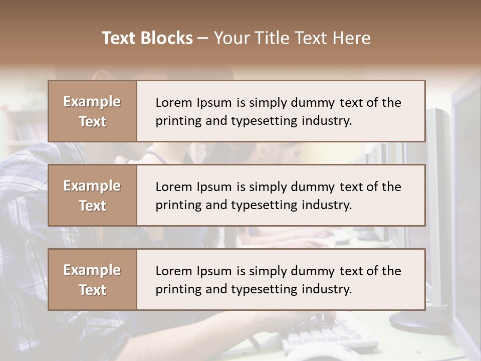 Smile Computer Diversity PowerPoint Template