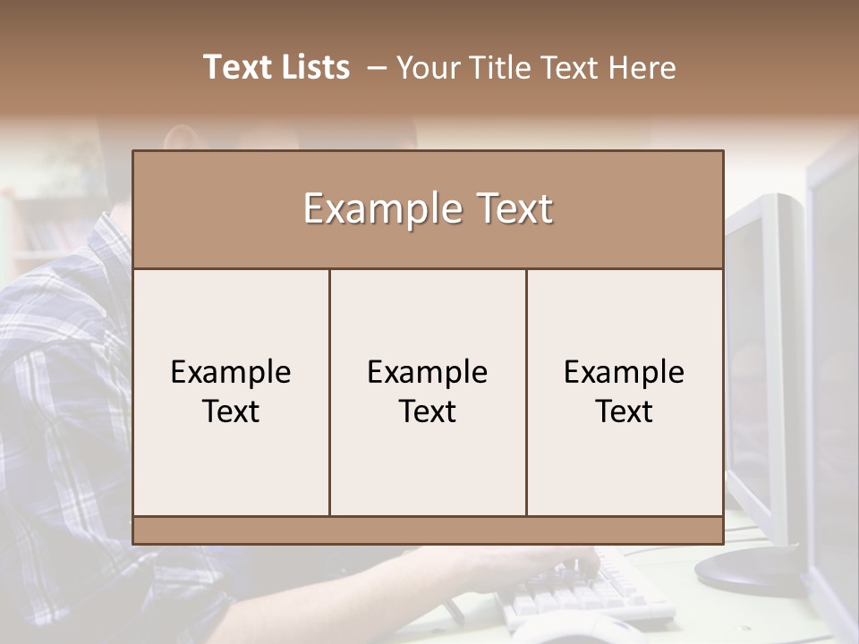 Smile Computer Diversity PowerPoint Template