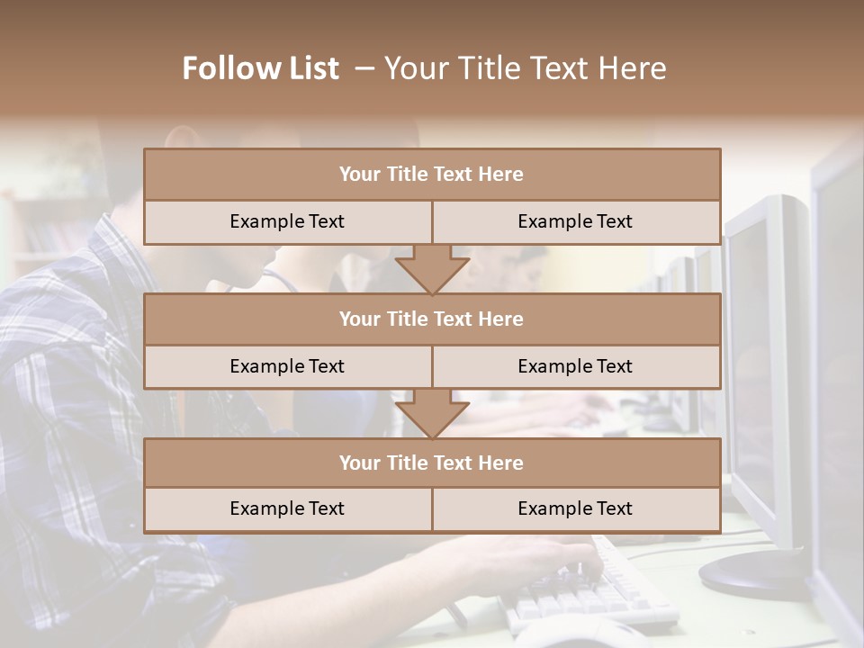 Smile Computer Diversity PowerPoint Template