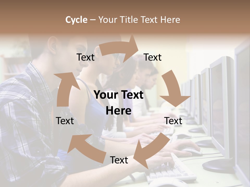 Smile Computer Diversity PowerPoint Template