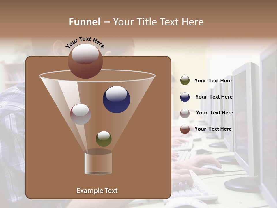 Smile Computer Diversity PowerPoint Template