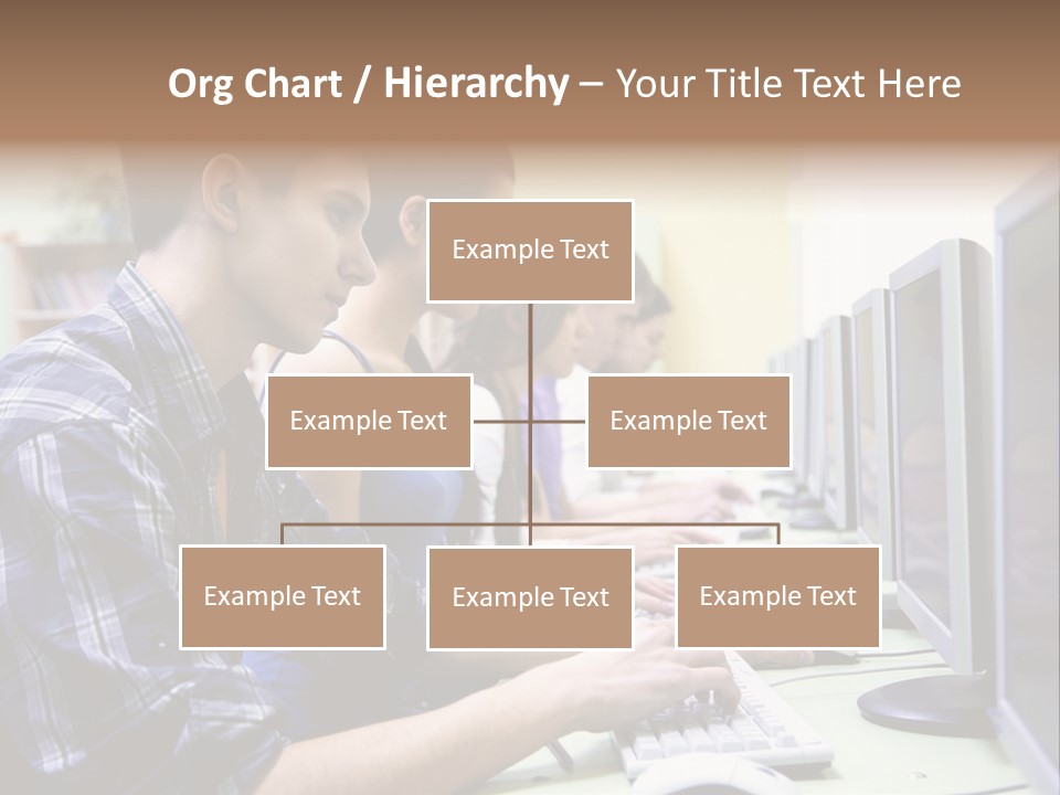 Smile Computer Diversity PowerPoint Template