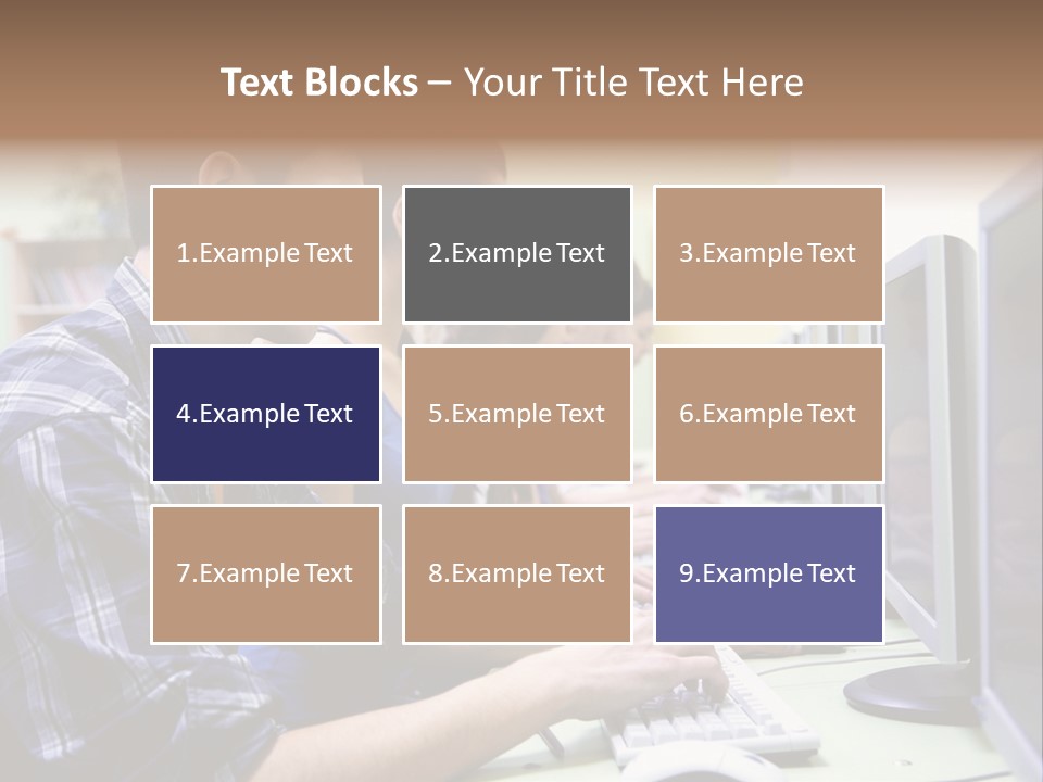 Smile Computer Diversity PowerPoint Template