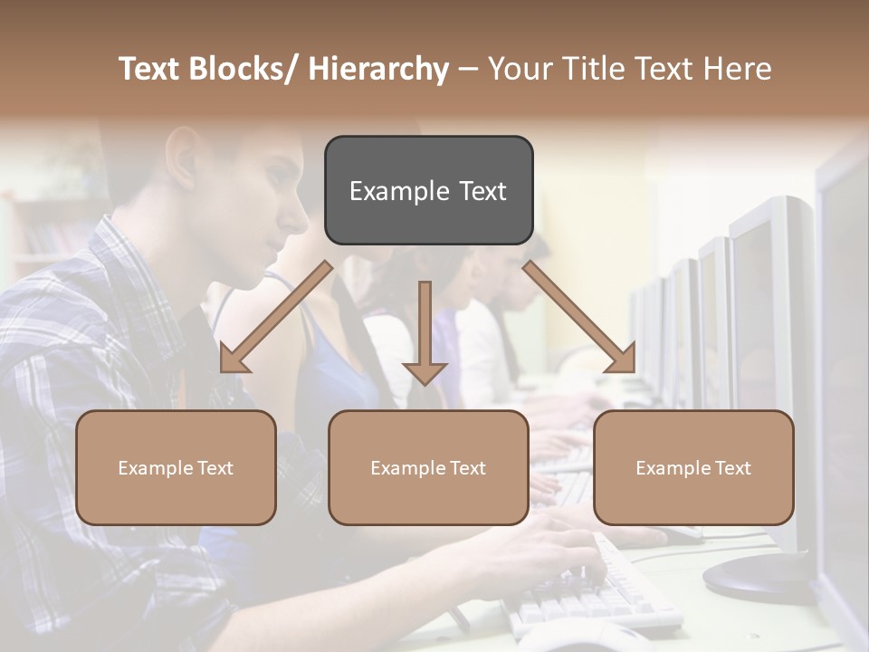 Smile Computer Diversity PowerPoint Template