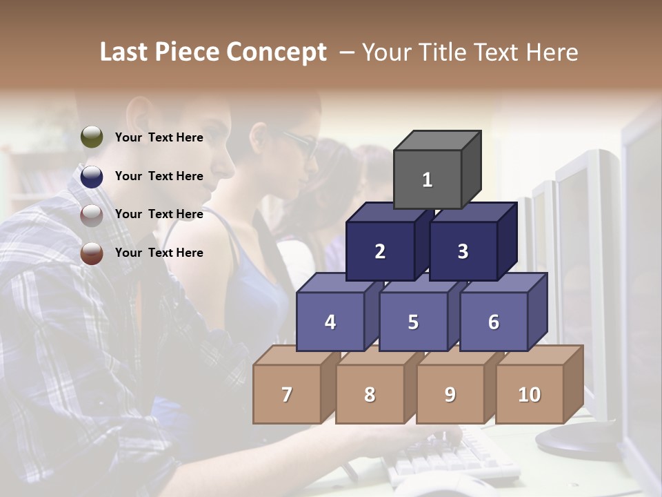 Smile Computer Diversity PowerPoint Template