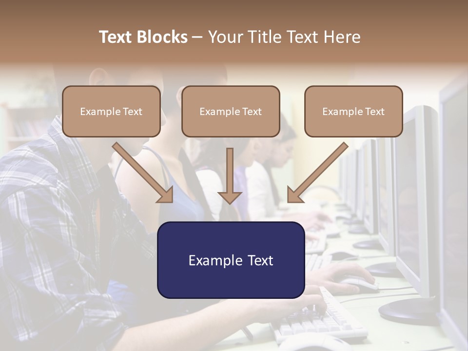 Smile Computer Diversity PowerPoint Template