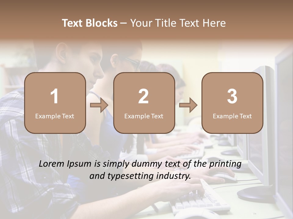 Smile Computer Diversity PowerPoint Template