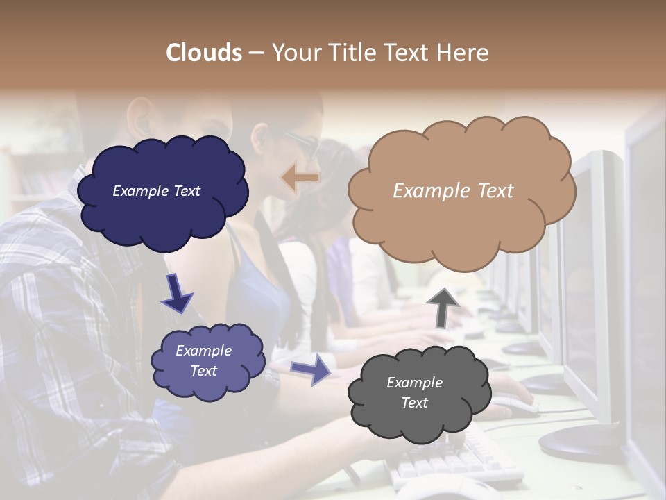 Smile Computer Diversity PowerPoint Template