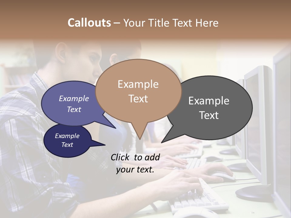 Smile Computer Diversity PowerPoint Template
