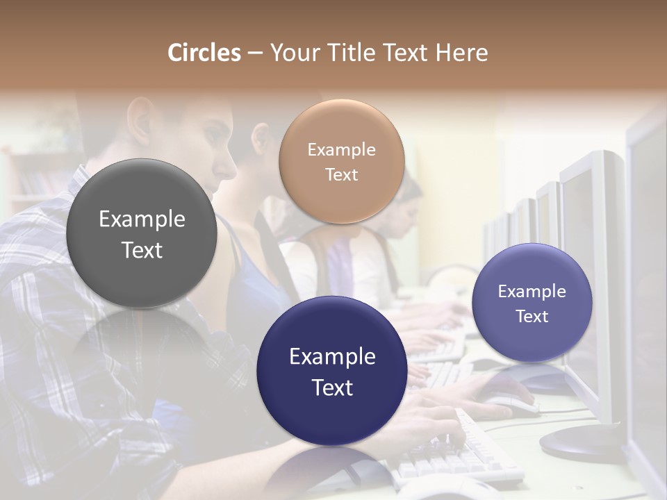 Smile Computer Diversity PowerPoint Template