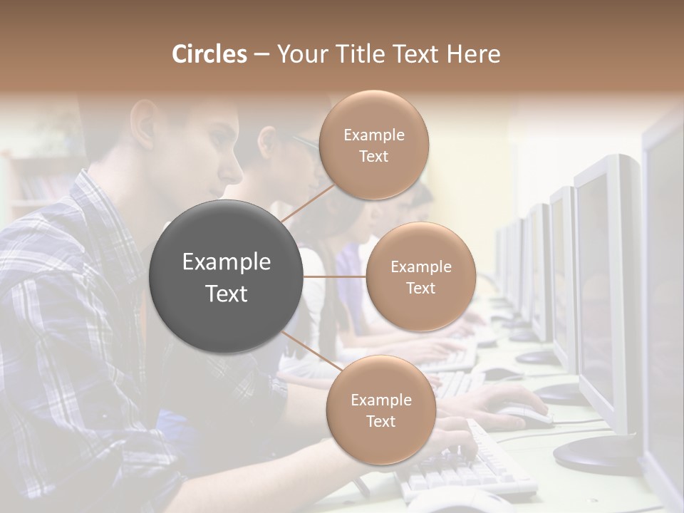 Smile Computer Diversity PowerPoint Template