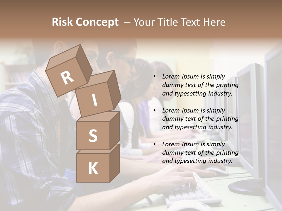 Smile Computer Diversity PowerPoint Template