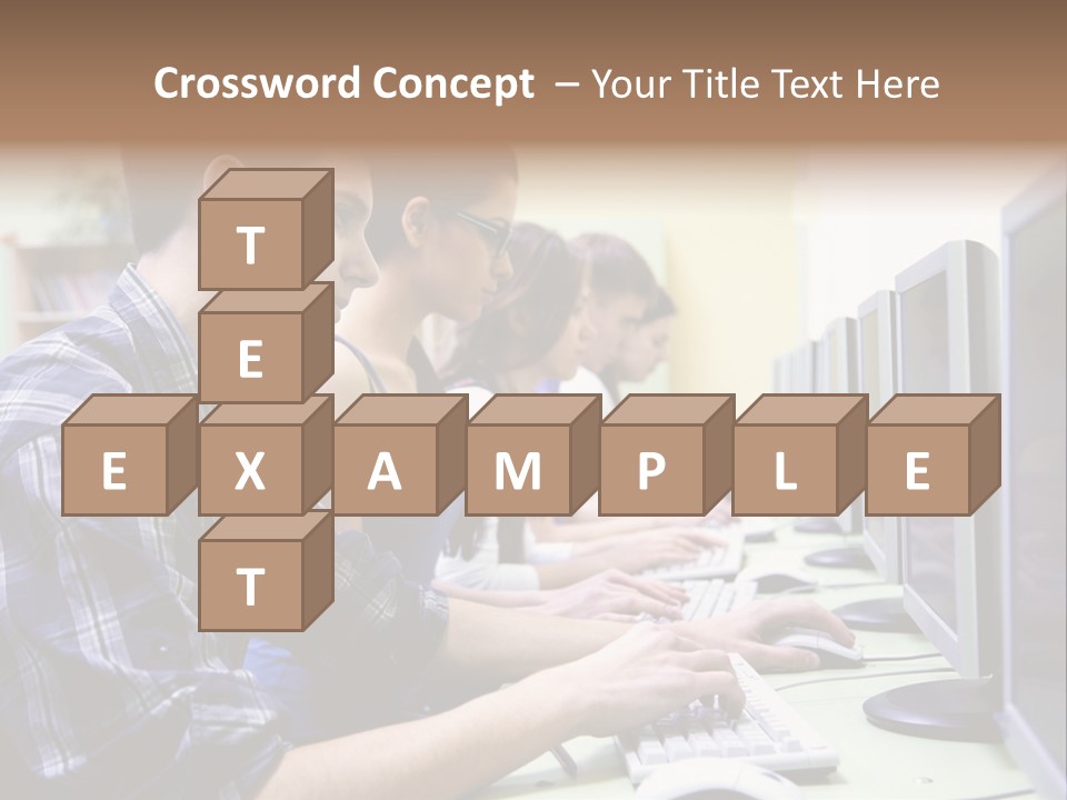 Smile Computer Diversity PowerPoint Template