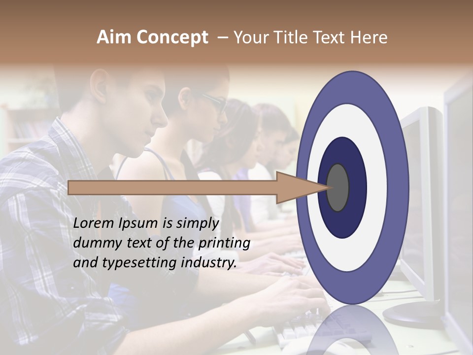 Smile Computer Diversity PowerPoint Template