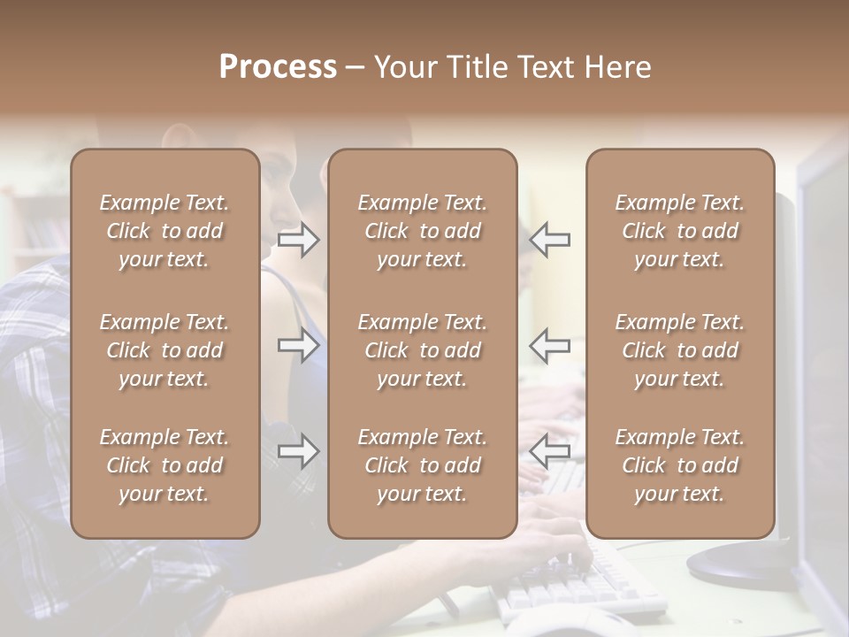 Smile Computer Diversity PowerPoint Template