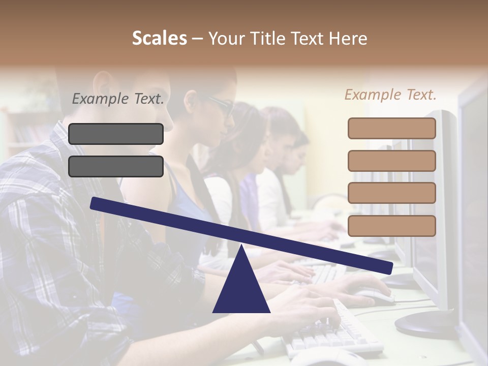 Smile Computer Diversity PowerPoint Template