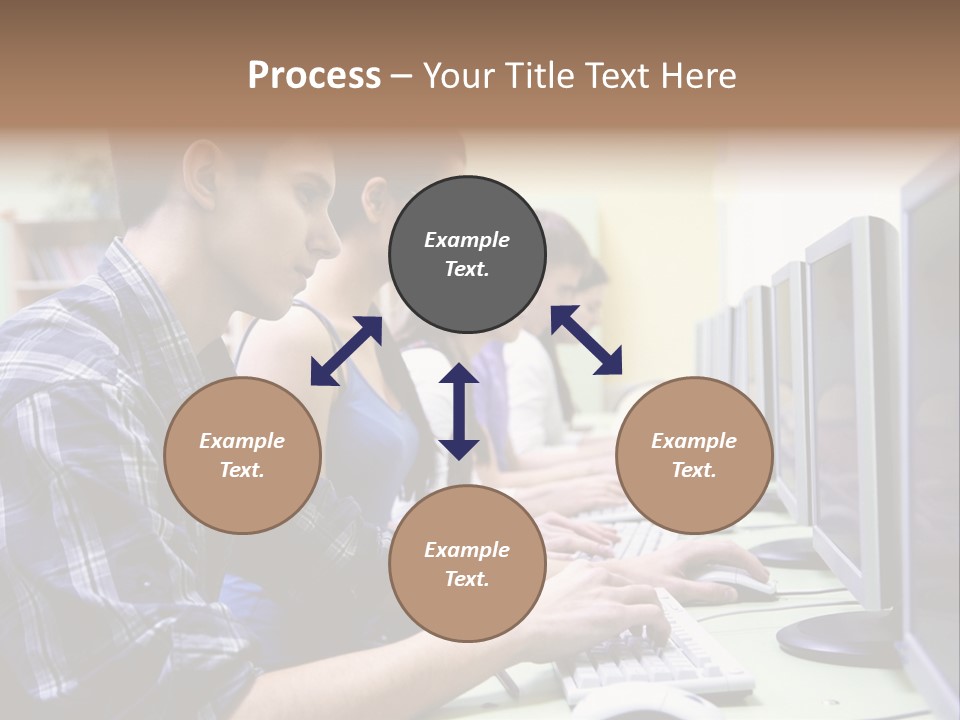 Smile Computer Diversity PowerPoint Template
