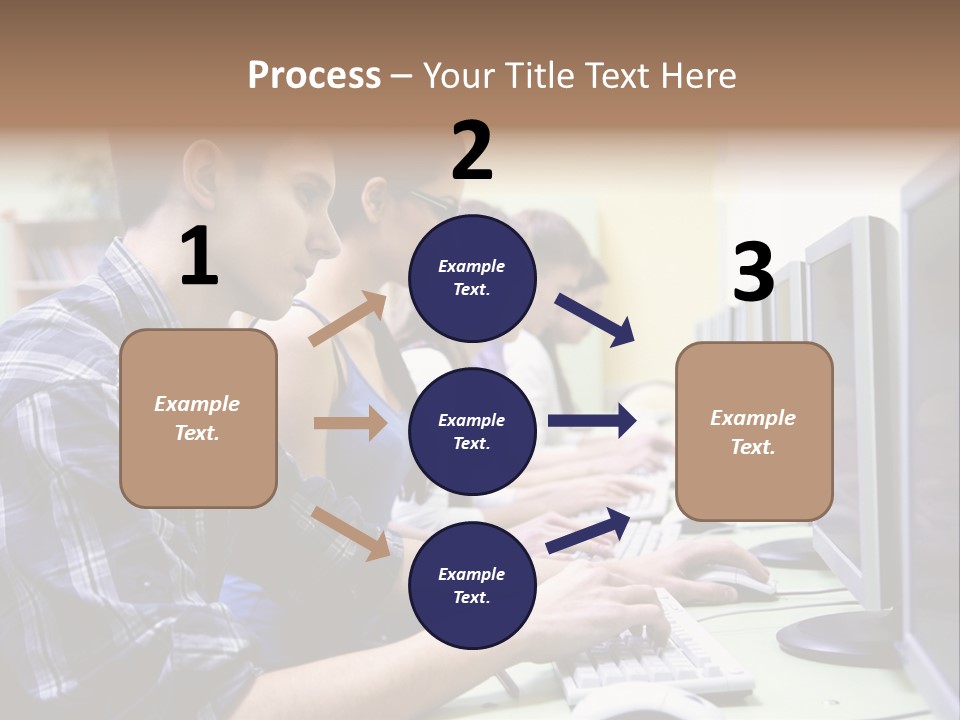 Smile Computer Diversity PowerPoint Template