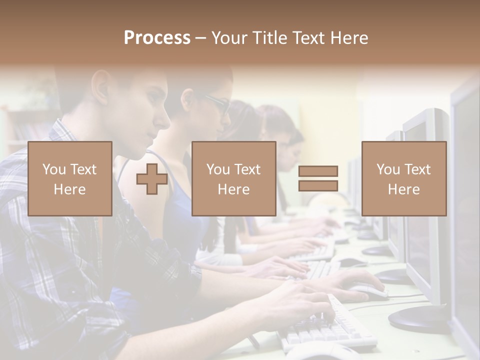 Smile Computer Diversity PowerPoint Template