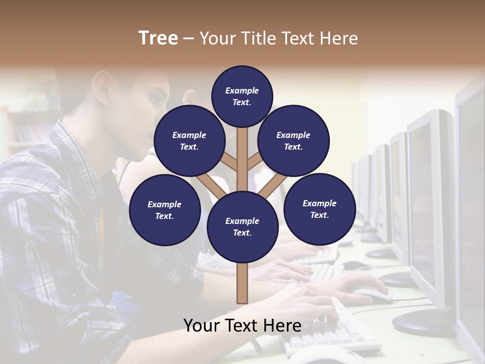 Smile Computer Diversity PowerPoint Template